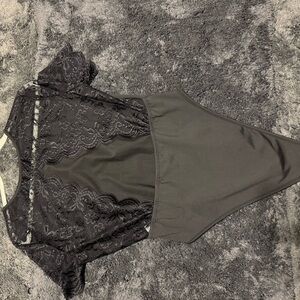 Black Lace Bodysuit